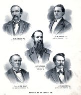 R.P. Smith, C.M. Shultz, S.D. Swan, H.M. Way, J.B. Harsh, Union County 1876